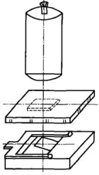 Figure 3-30 Horizontal Method Crease Recovery Angle Measuring Device (2)
