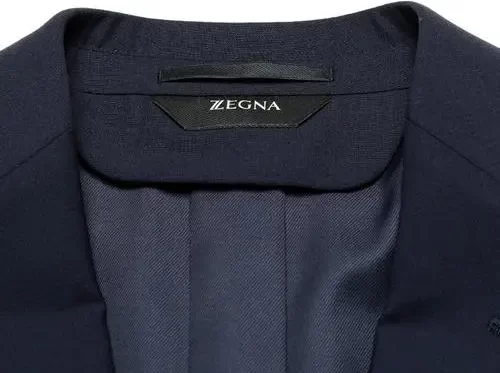 ZEGNA fabrics in a wardrobe