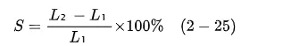 Calculation formula of Dimensional Change to washing test