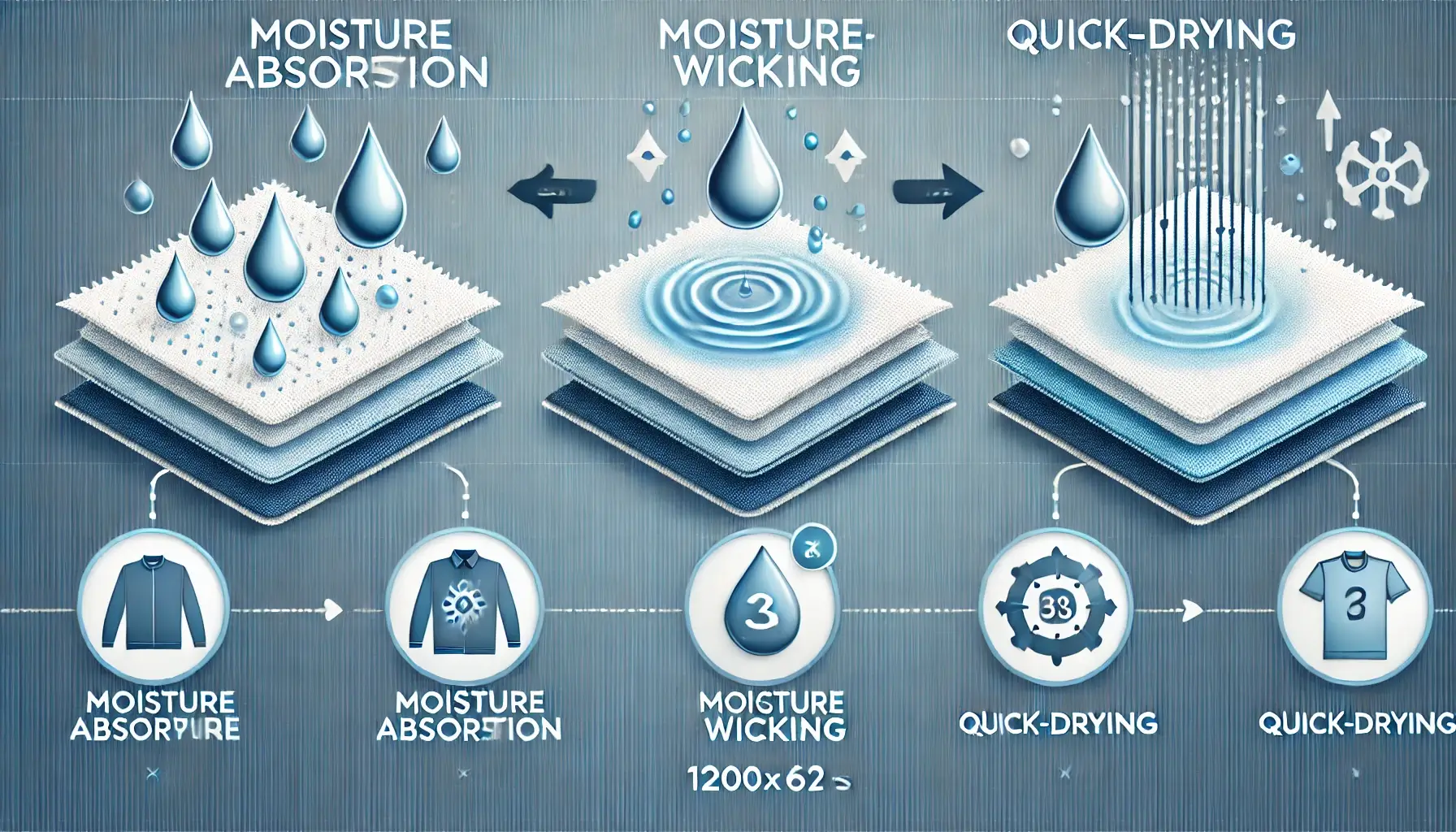 What is Moisture Absorption, Moisture-Wicking, and Quick-Drying Performance